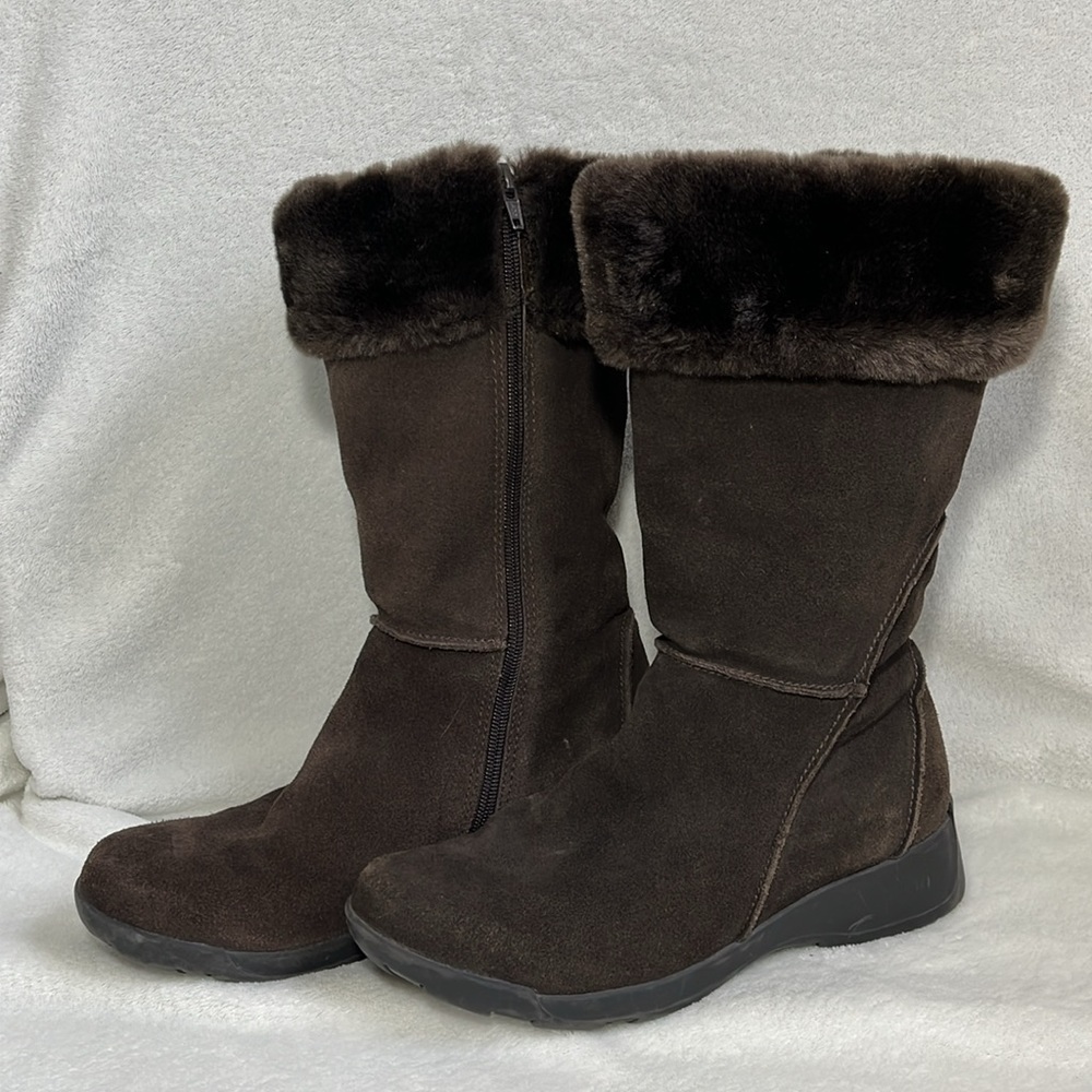 Sporto Women’s Faux Fur Lined Mid Calf Boots Size 9 - Picture 3 of 9